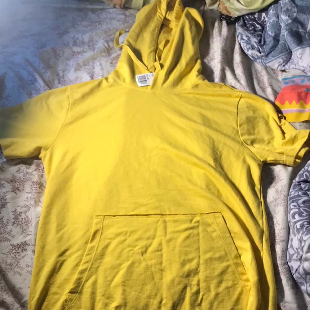 Forever 21 Yellow Athletic Pullover